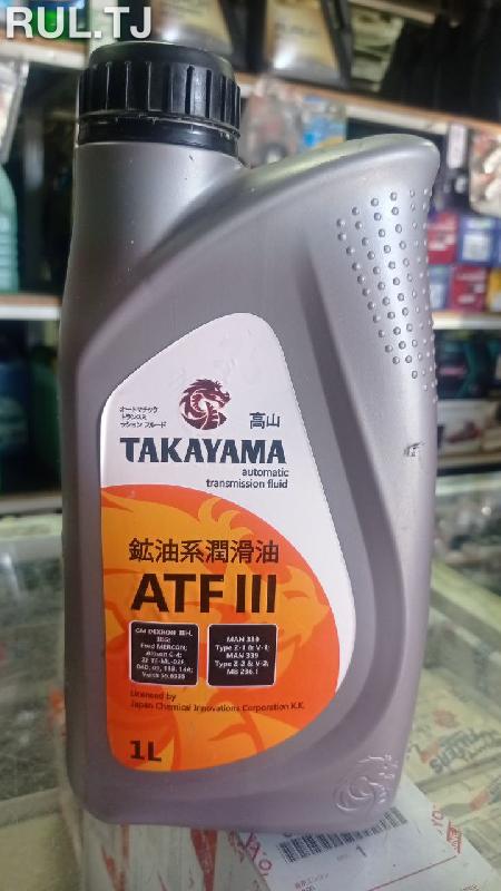 Рулевое масло TAKAYAMA ATF lll 1л
