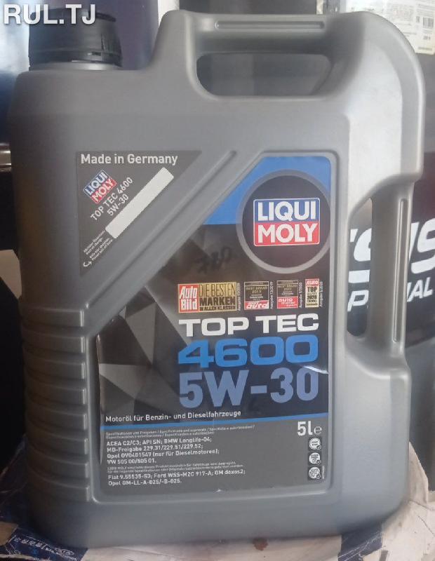 Моторное масло LIQUI MOLY TOP TEC 4600 5л 5W-30