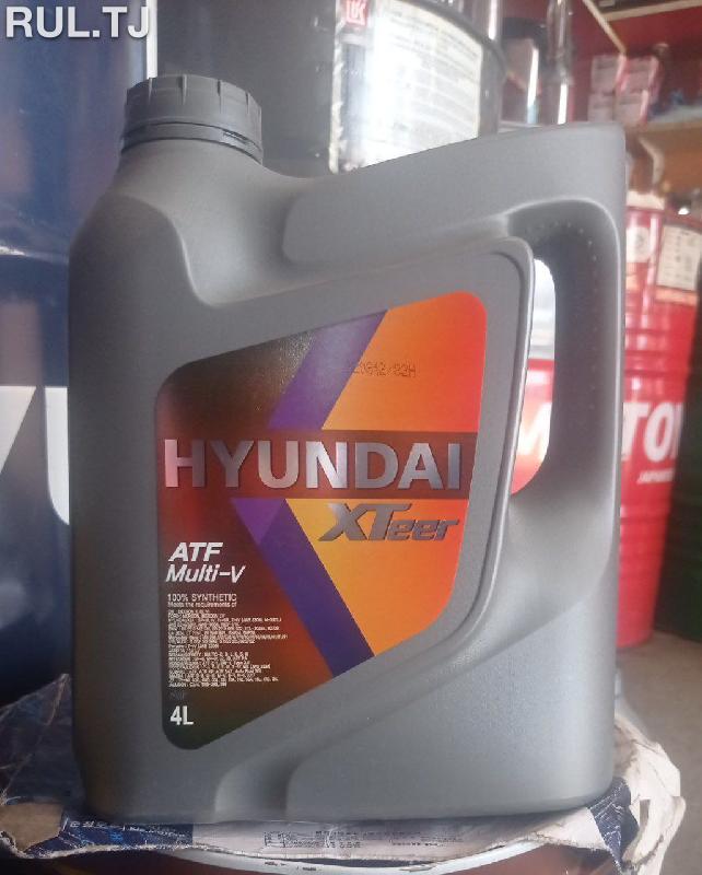 Трансмиссионное масло HYUNDAI Xteer ATF Multi-V 4л