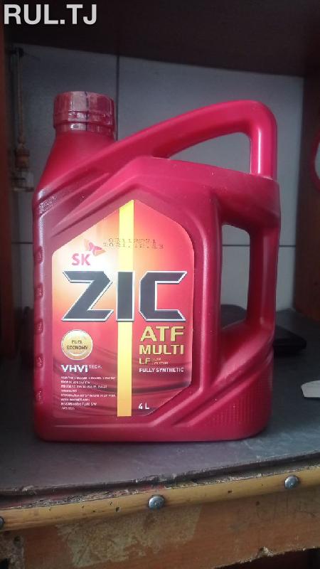 Трансмиссионное масло ZIC ATF Multi 4л