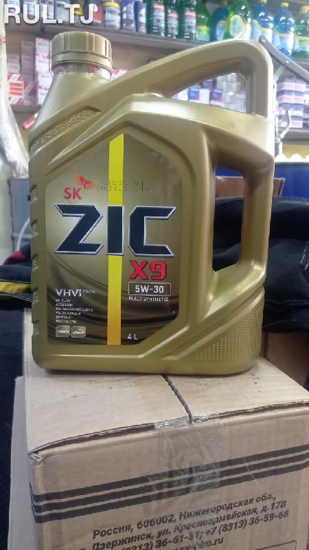 Моторное масло ZIG X9 4л 5w-30