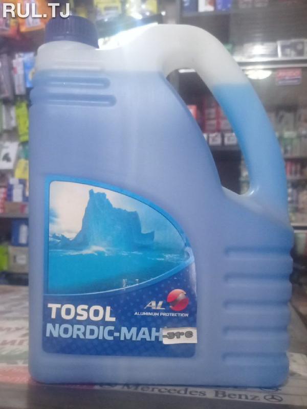 Охлаждающая жидкость, Антифриз Tosol, Nordic-mah, -40°C, 4.5кг