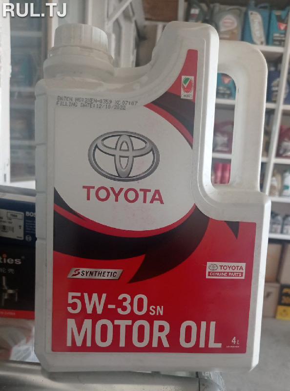 Моторное масло Toyota 5W-30 4л