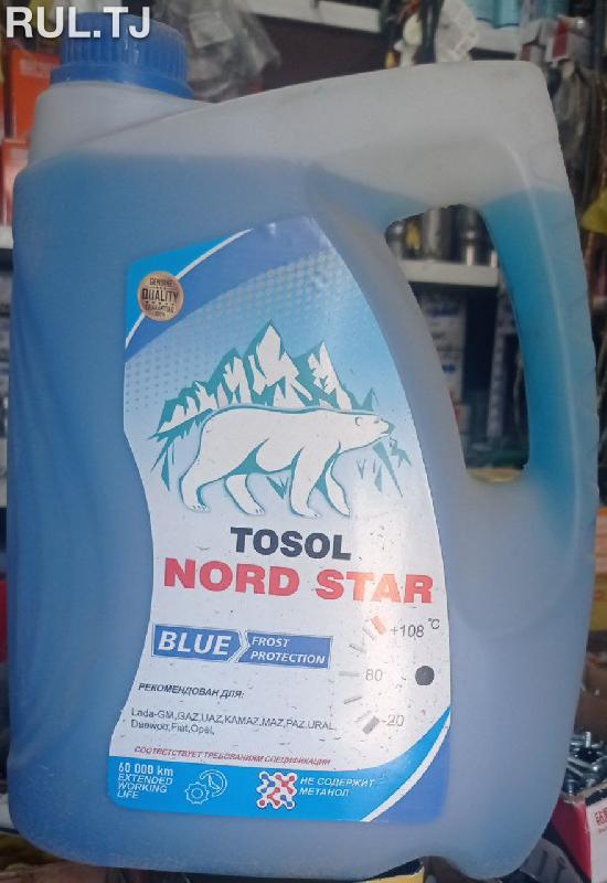 Охлаждающая жидкость, Tosol Nord Star -20+108°C, 5кг